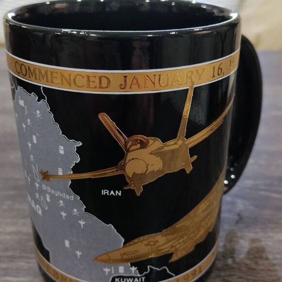 Vintage Operation Desert Storm Kuwait Liberation Coffee Mug - Picture 8 of 10